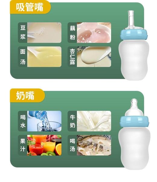 （3合1 流食勺+吸管+奶嘴）老人病人喝水防呛护理杯 喂药卧床偏瘫喂饭流食喂食器喂流食杯180ml 240ml 商品图6