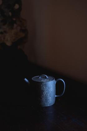 守艺 · 汲直壶（太湖石）130ml 青段还原焰 宜兴原矿紫砂壶