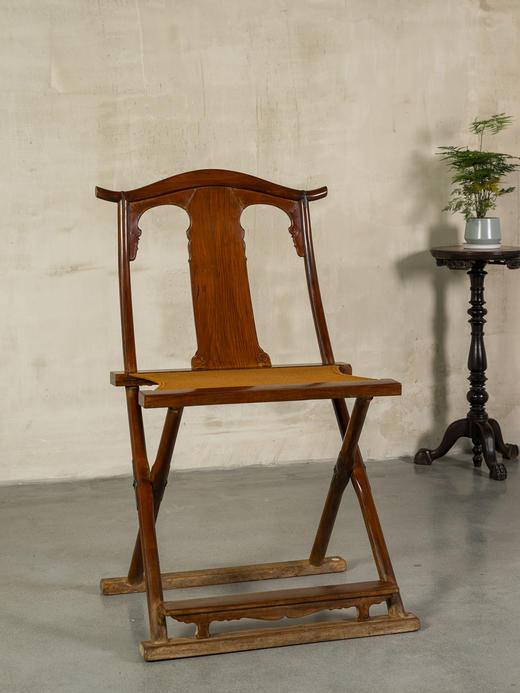 清早期	黄花梨直靠背交椅 商品图1