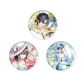 木灵动漫 时光代理人 泳池派对系列 浮雕双闪徽章 吧唧 国谷