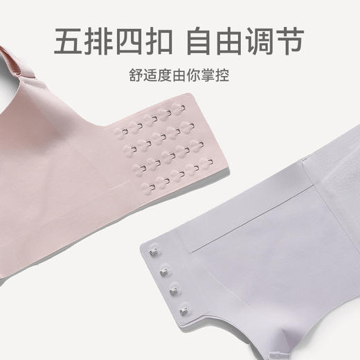 内衣女大胸托防下垂聚拢胸罩光面舒适无钢圈收副乳文胸  芬腾 商品图3