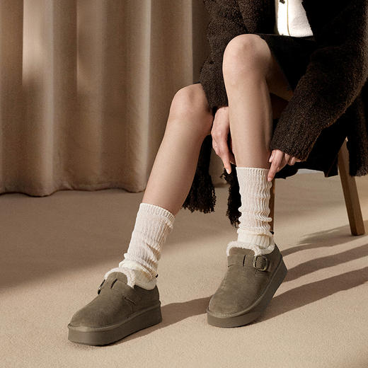 2楼千百度 24年冬季新品 时尚雪地靴 A24724115 商品图2