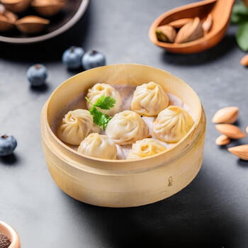 知味观鲜肉小笼包 中华老字号  灌汤小笼包子早餐半成品500g20只 商品图5