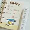白日几何 鸡蛋仔仔系列光敏印章 第4弹六联 生活记录自带油墨新品心情记录 商品缩略图2