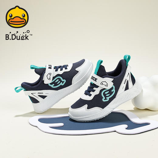 B.Duck小黄鸭童鞋春春秋儿童运动鞋25-37 B1686856 商品图3
