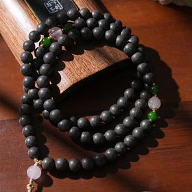 黑龙涎：光珠8mm88颗手机挂