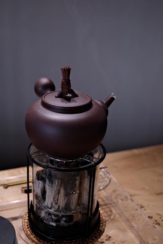 守艺 · 煮茶壶 芝窑手作 原矿紫泥 宜兴原矿紫砂壶 商品图1
