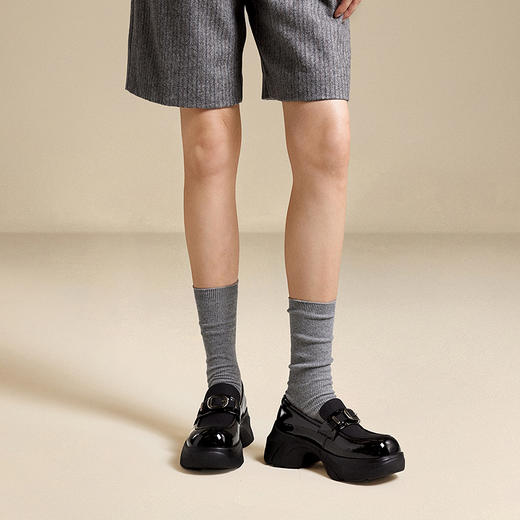 2楼千百度 25年秋季新品 乐福鞋 A25423861 商品图2