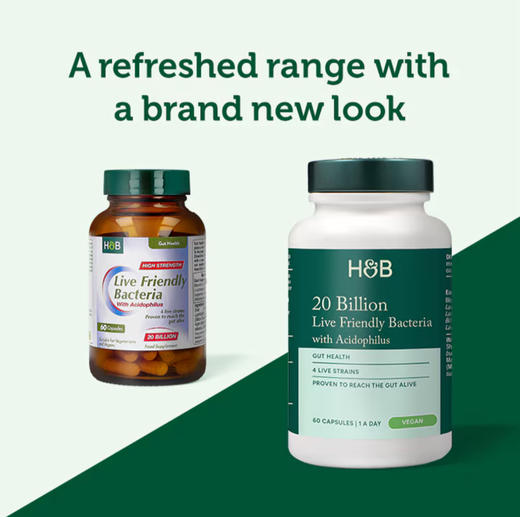 【同步英国专gui最新包装】英国H&B 200亿益生菌增强版 商品图1