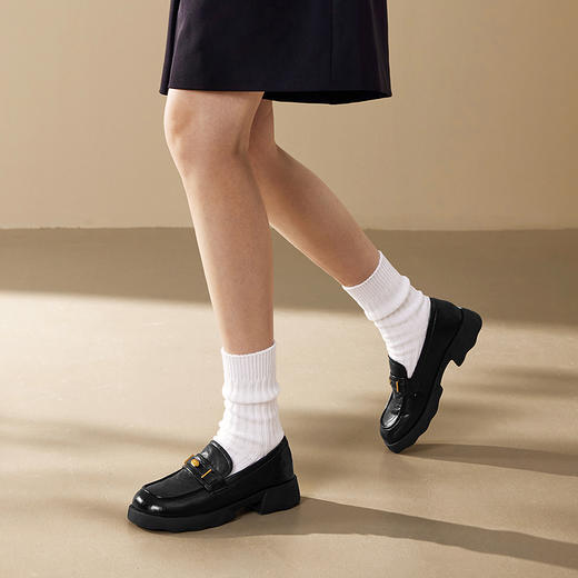 2楼千百度 25年春季新品 乐福鞋 A25152802 商品图1