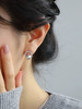 瞬间提升气质超美宋慧乔同款珍珠镶钻日月耳钉 商品缩略图3