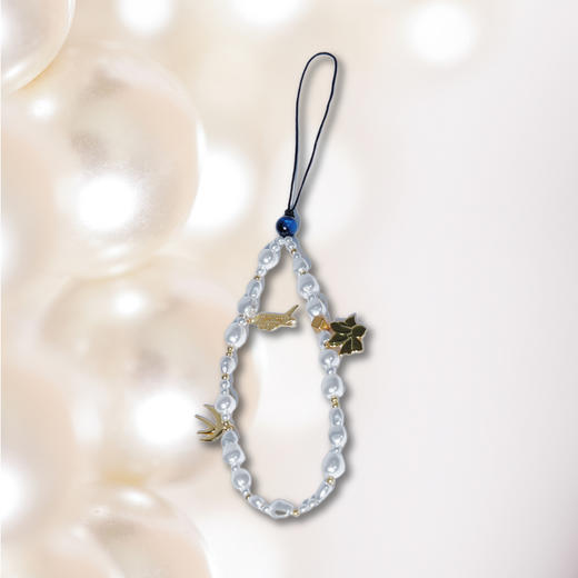 鎏光航迹珍珠手机链 商品图0