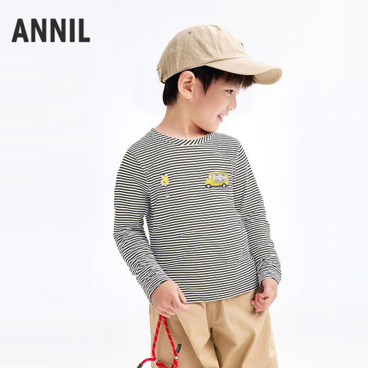 男女童长袖针织衫秋季新款安奈儿童装TM531677 商品图1