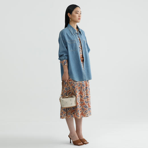 卡莉朵拉牛仔上衣C28C7129 商品图0