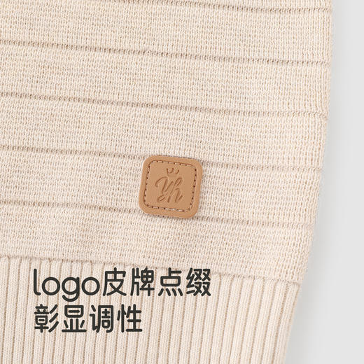 英氏儿童针织衫秋冬长袖男童保暖打底衫百搭复古羊毛衫中大童毛衣 商品图2