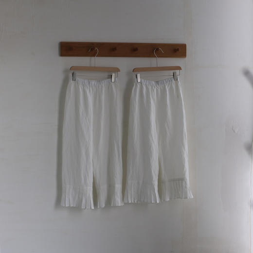黄阿福 汉麻风琴褶衬裤 商品图4