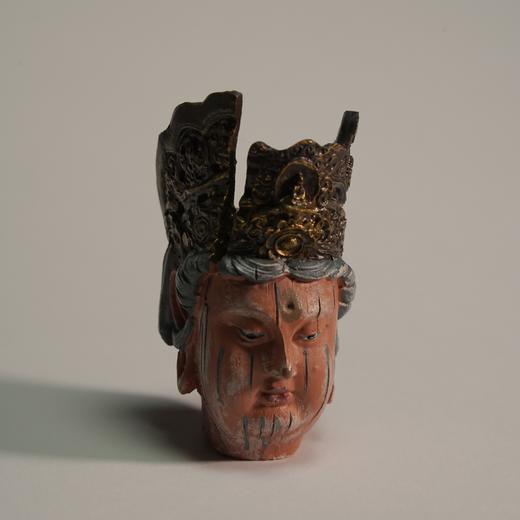 彩绘木雕菩萨头像冰箱贴摆件文创礼品树脂材质旅行纪念品伴手礼 商品图4