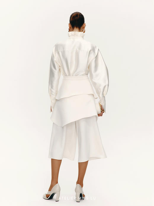 【云层梦境】多层次裁片拼接造型七分裙裤 商品图3