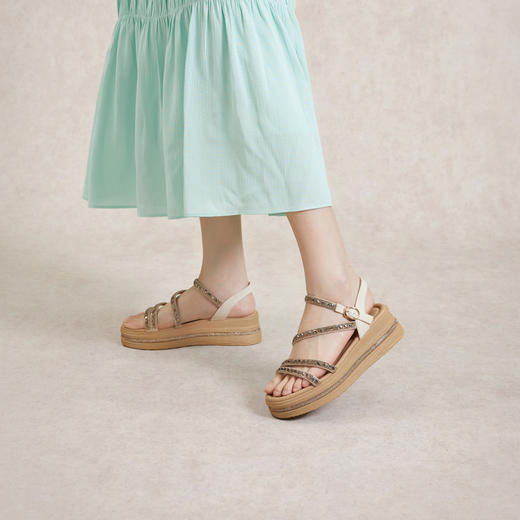 2楼千百度 24年夏季新品 时装凉鞋 A24381023 商品图2