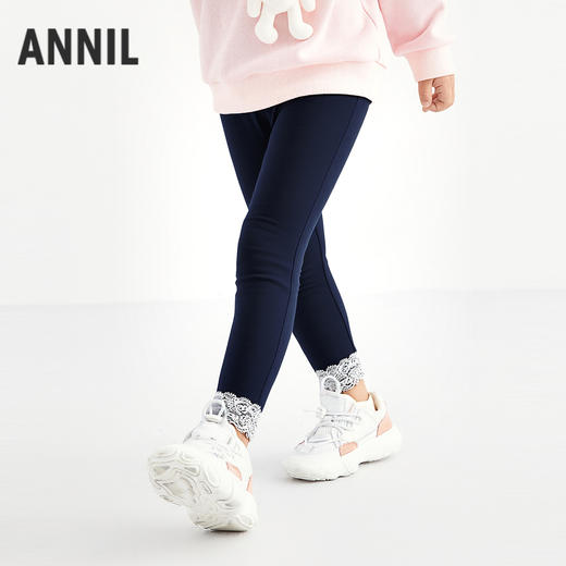女童针织打底裤秋季新款安奈儿童装TG536634 商品图1