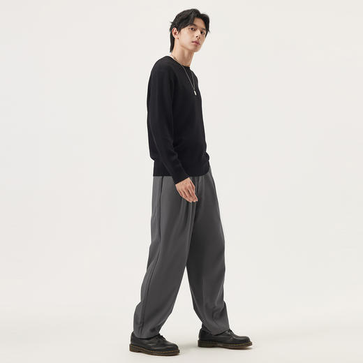 gxg.jeans男装  多色字母绣花简约休闲圆领毛衣线衫男 25年秋新品 商品图4