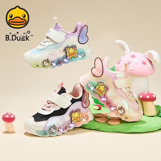 B.Duck小黄鸭童鞋春春秋儿童运动鞋22-30 F3583959 商品图0
