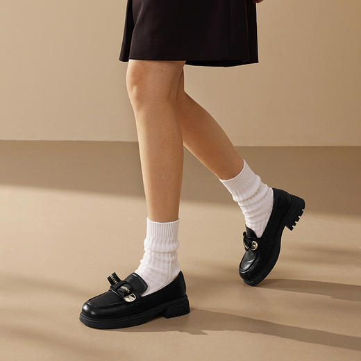 2楼千百度 25年春季新品 乐福鞋 A25188602 商品图1