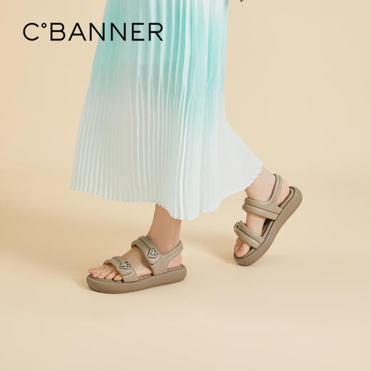 2楼千百度 24年夏季新品 休闲凉鞋 A24381003 商品图0