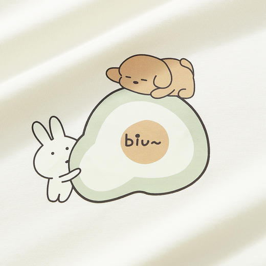 芬腾夏款睡衣女纯棉短袖七分裤套装舒适透气夏季休闲可外穿家居服 商品图3