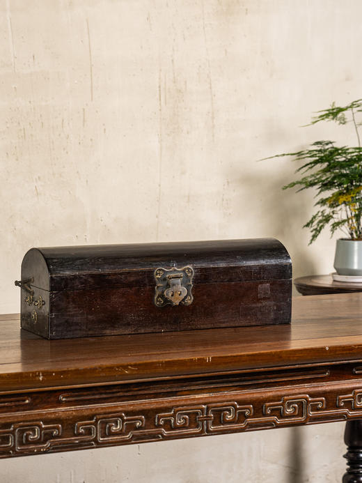 清	鸂鶒木面包顶枕箱 商品图1