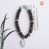 xy0477沉香+翡翠蟹钳手串 商品缩略图1