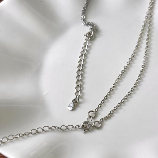 【CILK戴妃款耳钉项链三件套】珍珠温润有光泽 自带贵气感 简约百搭 商品图10