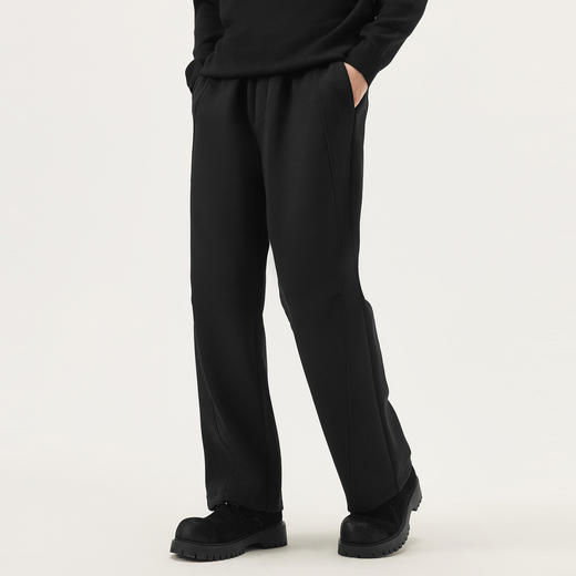 gxg.jeans男装 黑色分割设计休闲宽松卫裤休闲长裤男 25年秋 商品图1