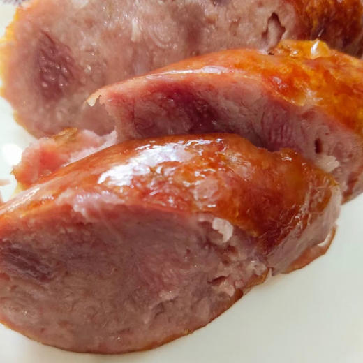 【厂商直发】一正黑山猪肉烤肠300g*4袋装大块肉粒肉香浓郁包邮 商品图1
