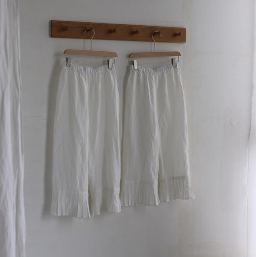 黄阿福 汉麻风琴褶衬裤 商品图7