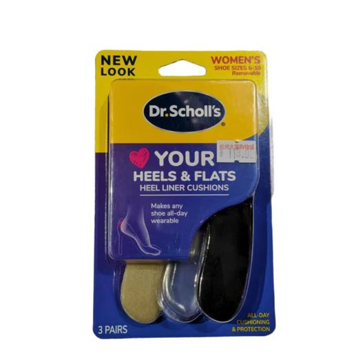 美国进口爽健Dr.Scholls-防磨后跟贴 3个/盒 商品图0