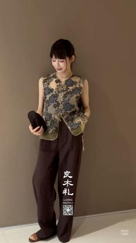 简约——亚麻长裤