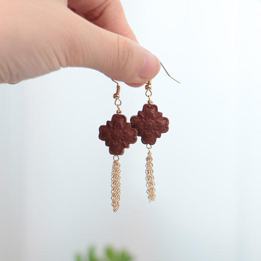 花香十二客：海棠花创意耳环 商品图3