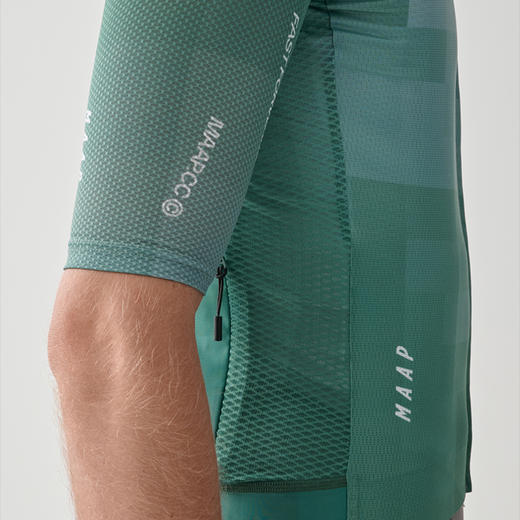 MAAP 男士 Blur Pro Air Jersey 3.0 疾青色 短袖骑行服 商品图2