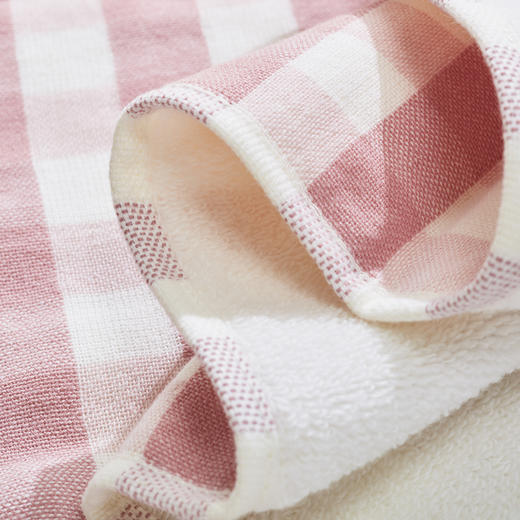 洛克毛巾系列 纱布纯棉方巾/面巾/浴巾  浅灰色/米色/粉色 商品图2