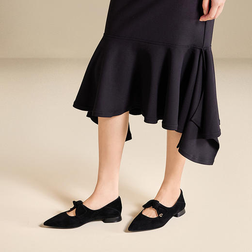 2楼千百度 25年秋季新品 玛丽珍鞋 A25479363 商品图3