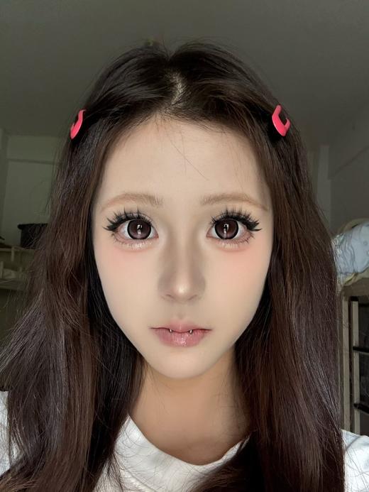 liliyacon日抛6片 · 笨蛋比熊&桃之夭夭· 14.5mm白狮参考着色大直径 商品图3