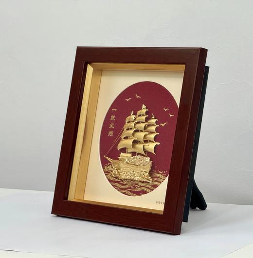 【彼达思】32周年福利 送礼首选 一帆风顺金箔画 轻奢商务送礼 商品图2