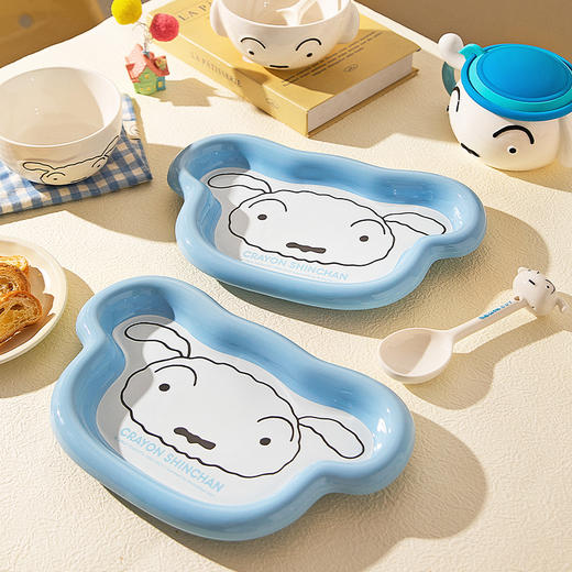 摩登主妇&蜡笔小新 可爱餐具碗碟家用陶瓷饭碗餐盘子杯子碗具 商品图4