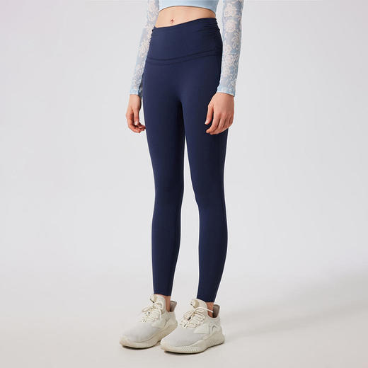 跃牌【轻匀系列】2025高腰蜜桃提臀裸感瑜伽裤女无痕运动速干紧身裤跑步健身裤CK5116 商品图4