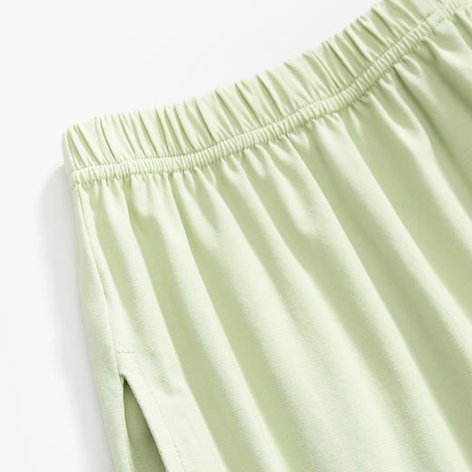 芬腾夏款睡衣女纯棉短袖七分裤套装舒适透气夏季休闲可外穿家居服 商品图4