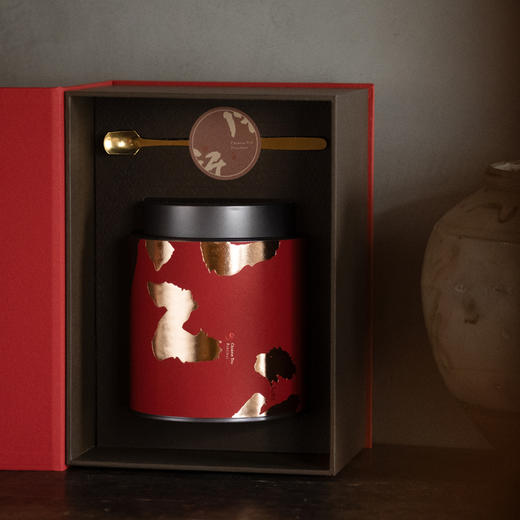 风雅【单大圆罐+勺 红色】20元一套/一件18套 商品图1