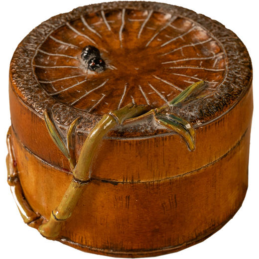 清	仿生瓷竹节印盒 商品图5