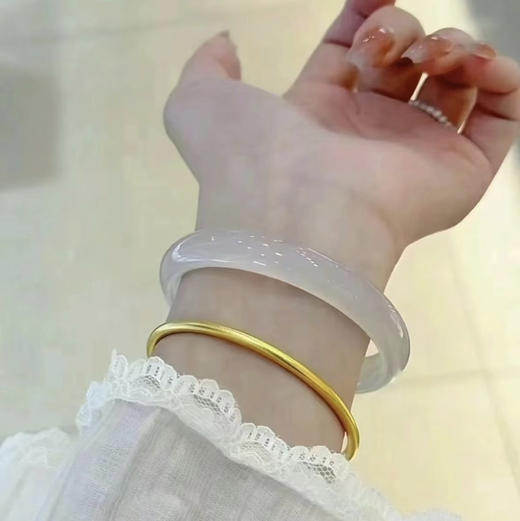 钻石豪门白月光玛瑙手镯\58圈口 商品图3