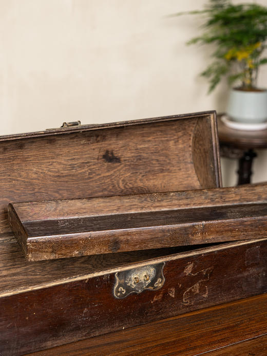 清	鸂鶒木面包顶枕箱 商品图3